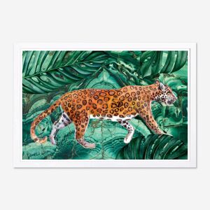 oliver gal Leopard Jungle Framed Art   Wall