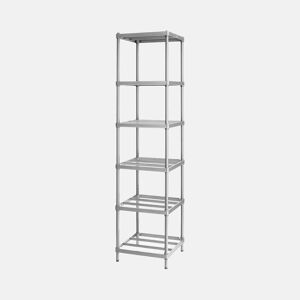 design ideas Extra Sturdy Tall Shelving Unit - Silver   Storage