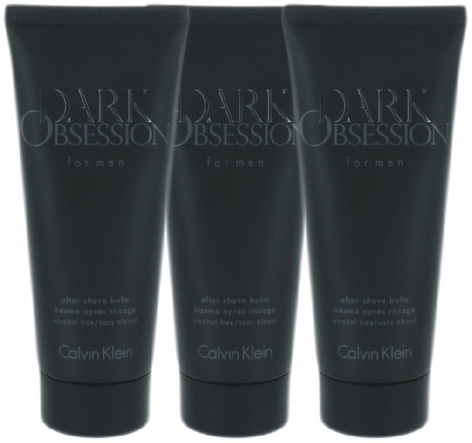 Calvin Klein Dark Obsession (M) After Shave Balm 3.4oz - 3PK
