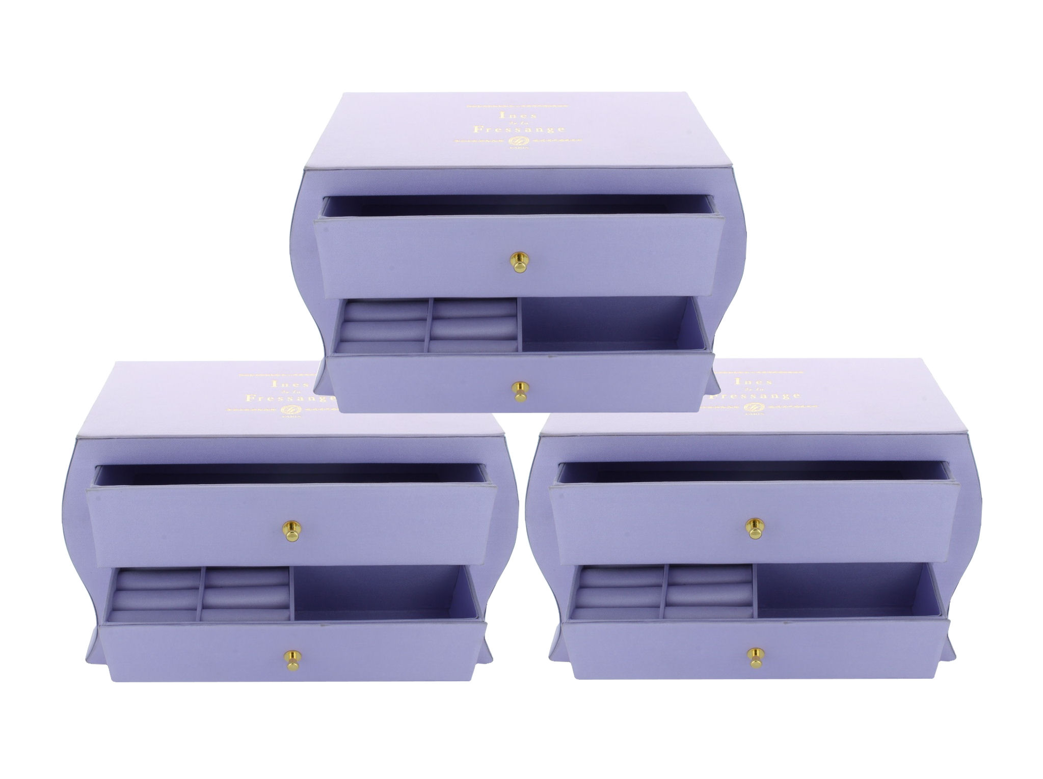 Aubusson Ines de La Fressange(W)Lavender Jewelry Box 3PK