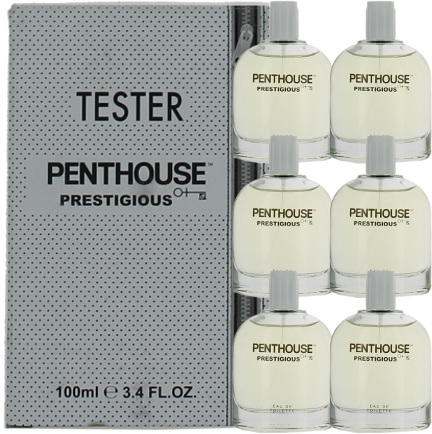 Penthouse Prestigious (M) EDT Spray 3.4oz Tester - 6PK