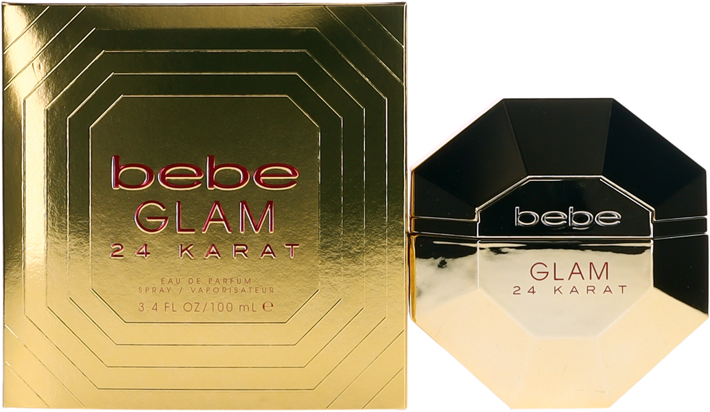 Bebe Glam 24 Karat (W) EDP Spray 3.4oz NIB