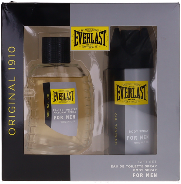 Everlast Original 1910 (M) Set: EDT+Body Spray (3.4+5.1)oz