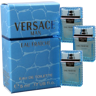 Versace Eau Fraiche (M) Mini EDT Splash 0.17oz NIB - 3PK