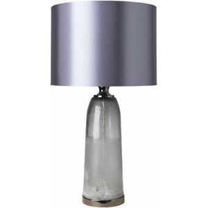 Hauteloom "Hardyston 28""H x 15""W x 15""D Updated Traditional Light Gray/Slate Table Lamp - Hauteloom"