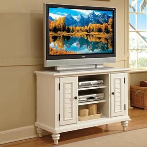 Bermuda TV Stand by Homestyles in White