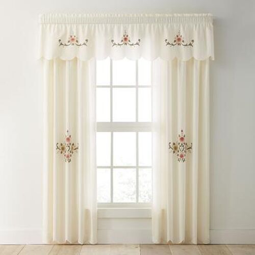 BrylaneHome Ava Embroidered Pane...