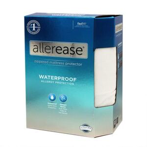 AllerEase Waterproof Mattress Protector by AllerEase in White (Size FULL)