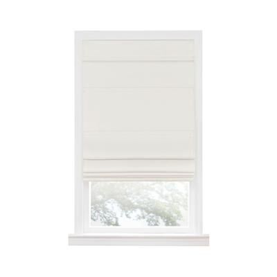 Achim Home Dcor "Wide Width Cordless Blackout Roman Window Shade by Achim Home Dcor in Ivory (Size 35"" W 64"" L)"