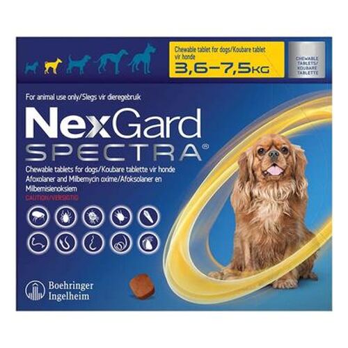 Nexgard Spectra Tab Small Dog 7....