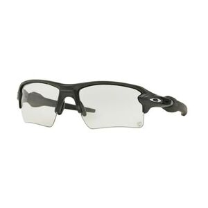 Oakley OO9188 Flak 2.0 XL Sunglasses - Men's Steel Frame Clear To Black Photochromic Lenses 918816-59
