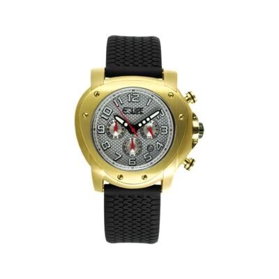 Equipe Grille Watches - Men's - 54mm Case Quartz Movement Black/Gold One Size EQUE208