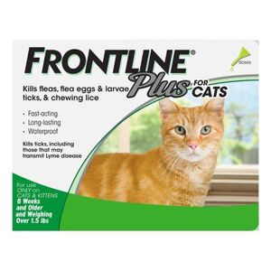 Frontline Plus For Cats 6 Doses