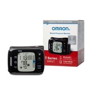 Omron 7 Series Bluetooth Wireless Wrist Worn Blood Pressure Monitor (Compatible with Alexa)