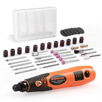 Costway Cordless Rotary Tool Kit Lithium-Ion Battery Powered 3 Speed