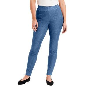 June+Vie Plus Size Women's Contour Denim Skinny Jean by June+Vie in Medium Wash (Size 30 W)