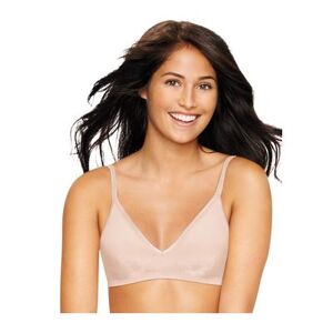 Hanes Plus Size Women's Ultimate Comfy Support ComfortFlex Fit Wirefree Bra by Hanes in Soft Taupe (Size 2X)