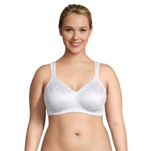 Plus Size Women's 18 Hour Ultimate Lift & Support Wirefree Bra by Playtex in White (Size 36 DD)