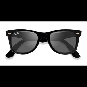 Ray-Ban Unisex s wayfarer,wayfarer Shiny Black Acetate Prescription sunglasses - Eyebuydirect s Ray-Ban RB2140