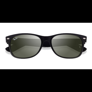 Ray-Ban Unisex s wayfarer,wayfarer Rubber Black Plastic Prescription sunglasses - Eyebuydirect s Ray-Ban RB2132