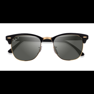Ray-Ban Unisex s browline Black Gold Acetate,Metal Prescription sunglasses - Eyebuydirect s Ray-Ban RB3016