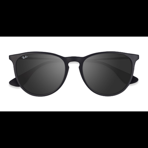 Ray-Ban Female s oval Black Plastic Prescription sunglasses - Eyebuydirect s Ray-Ban RB4171 Erika