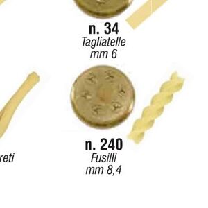 Univex FUSILLI 8 2/5 mm Fusilli Mold #240 for UPasta