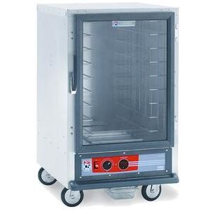 Metro C515-HFC-L 1/2 Height Non-Insulated Mobile Heated Cabinet w/ (17) Pan Capacity, 120v