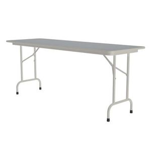 "Correll CF2472PX 15 72"" Rectangular Folding Table w/ Gray Granite Top, 29""H"