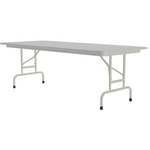 "Correll CFA3072PX15 72"" Rectangular Folding Table w/ Gray Granite Top, 32""H"