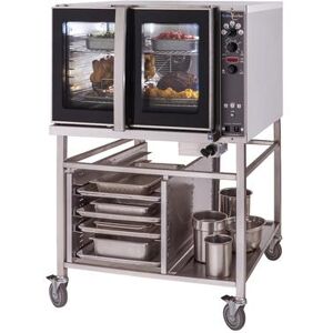 Blodgett HV-100G BASE HydroVection Single Full Size Natural Gas Commercial Convection Oven - 60, 000 BTU, Stainless Steel, Gas Type: NG