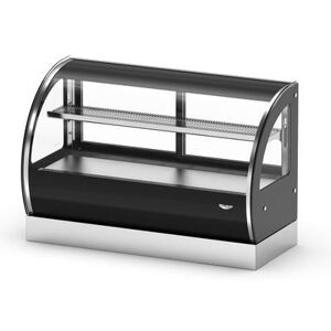 "Vollrath RDCCV-60 60"" Full Service Countertop Refrigerated Display Case - (2) Shelves, 120v, 2 Shelves, Black"