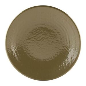 "Elite Global Solutions D814RR-LIZ 8 1/4"" Round Melamine Salad Plate, Lizard, Green"