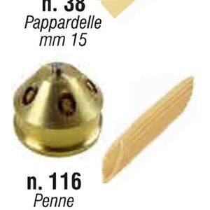 Univex PENNE Penne Mold #116 for UPasta