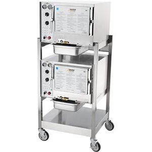 AccuTemp S32083D100DBL (6) Pan Convection Commercial Steamer - Stand, Holding Capabilty, 208v/3ph