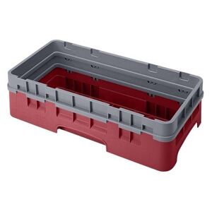 Cambro HBR414416 Camrack Base Rack with Extender - Half-Size, Cranberry, Red