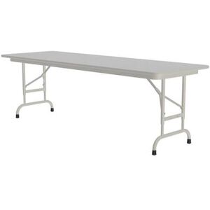 "Correll CFA2472PX 15 72"" Rectangular Folding Table w/ Gray Granite Top, 32""H"