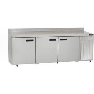 "Delfield 18699BSTMP 99"" Worktop Refrigerator w/ (3) Sections, 115v, Silver"