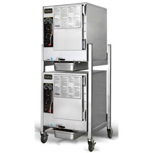 AccuTemp S62083D100DBL (12) Pan Covection Commercial Steamer - Stand, Holding Capability, 208v/3ph, Stainless Steel