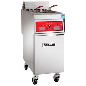 Vulcan 1ER85CF Commercial Electric Fryer - (1) 85 lb Vat, Floor Model, 208v/3ph, Stainless Steel