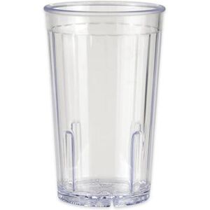 GET 8810-1-CL 10 oz Clear Textured Plastic Tumbler