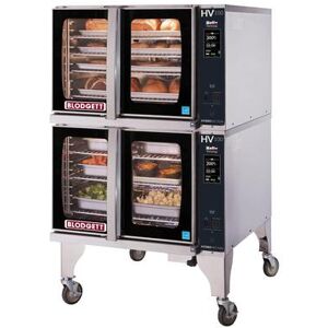 Blodgett HVH-100G DBL HydroVection Double Full Size Natural Gas Commercial Convection Oven - 120, 000 BTU, Stainless Steel, Gas Type: NG