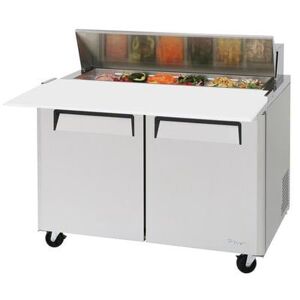 Turbo Air "Turbo Air MST-48-12-N 48 1/4"" Sandwich/Salad Prep Table w/ Refrigerated Base, 115v, Stainless Steel"