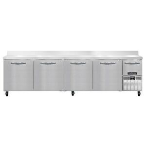 Continental "Continental RA118NBS 118"" Worktop Refrigerator w/ (5) Sections, 115v, Silver"