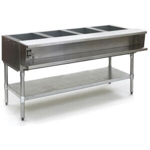 Eagle Group AWT4-NG 63 1/2"" Hot Food Table w/ (4) Wells & Cutting Board, Natural Gas, Silver, Gas Type: NG"