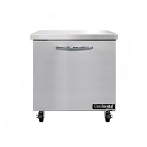 Continental "Continental SW32N 32"" Worktop Refrigerator w/ (1) Sections, 115v, Silver"