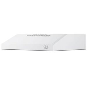 "Summit HC24WW 24""W Under Cabinet Convertible Range Hood with Two-speed Fan - Steel, White, 115v"