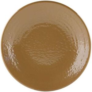 "Elite Global Solutions D814RR-TAP Pebble Creek 8 1/4"" Round Melamine Salad Plate, Tapenade, Brown"