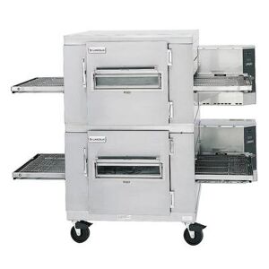 Lincoln "Lincoln 1400-FB2E 78"" Impinger Double Conveyor Oven - 120-240v/3ph, Double Stack, Stainless Steel"