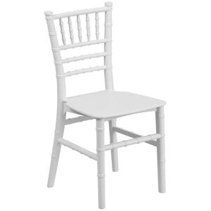 Flash Furniture LE-L-7K-WH-GG Kid's Chiavari Chair - Polypropylene, White